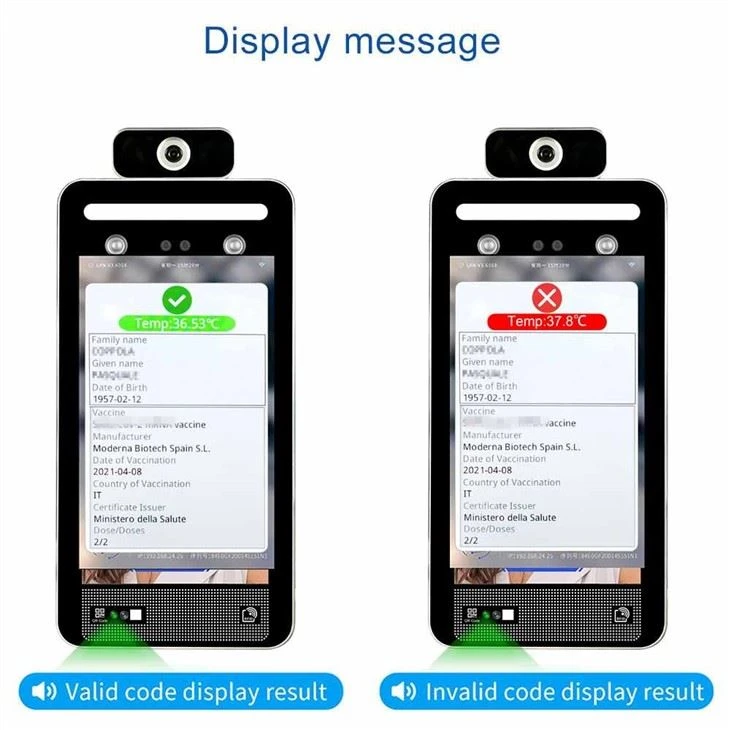 סורק קוד QR של Green Pass לסריקת קוד QR של האיחוד האירופי, קוד אמריקאי, קוד קנדי